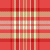 1970s texture check, list seamless pattern tartan. Africa background fabric textile plaid in red and light colors. vector