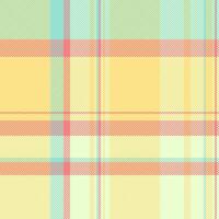 Menu seamless texture plaid, workshop check textile . Britain tartan pattern fabric background in yellow and light colors. vector