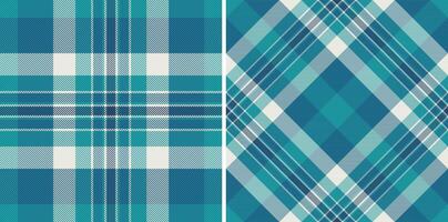 Check textile tartan of fabric texture pattern with a seamless background plaid. vector