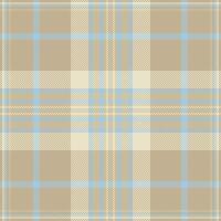 Shabby background check pattern, foot seamless plaid. Basic tartan fabric texture textile in light and pastel colors. vector