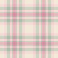 Thin background textile tartan, overlay pattern fabric plaid. Retail check texture seamless in light and white colors. vector