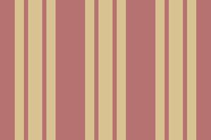 Fibrous stripe texture , individuality pattern lines background. Plain vertical textile fabric seamless in red and amber colors. vector