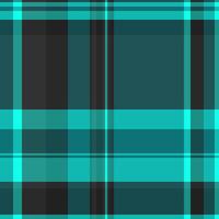 Striking teal and charcoal plaid pattern. Perfect for textile design, website backgrounds, or modern branding projects. This seamless texture offers a sophisticated yet vibrant aesthetic. vector