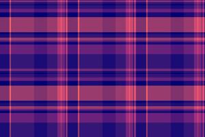 Vibrant purple and coral plaid pattern. Perfect for textile design, website backgrounds, or fashion projects. Seamless repeat for endless possibilities Add a stylish touch to your designs. vector