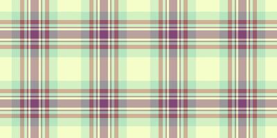 Display tartan background plaid, handkerchief check fabric textile. Slim seamless pattern texture in light and pastel colors. vector