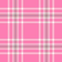Package textile texture , layered seamless tartan check. Identity plaid fabric pattern background in pink and light colors. vector