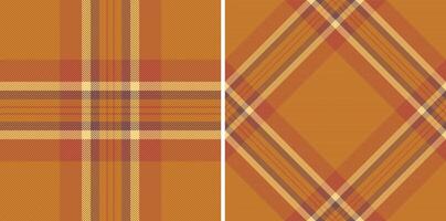 Check textile seamless of fabric tartan pattern with a background plaid texture. vector