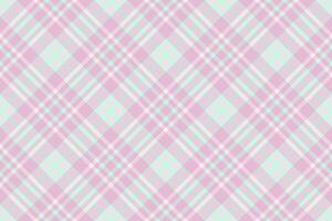 Postcard check fabric , furniture pattern texture textile. Valentines day seamless background plaid tartan in light and white colors. vector