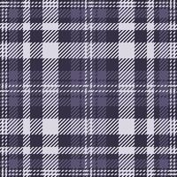 Deluxe texture pattern tartan, 20s check seamless plaid. Row textile background fabric in dark and white colors. vector