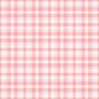 Famous check textile fabric, 40s pattern tartan background. Seventies plaid seamless texture in light and lavender blush colors. vector