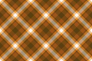 Stylish autumnal plaid pattern in warm browns and offwhite. Perfect for fallthemed designs, textile prints, website backgrounds, and more. vector
