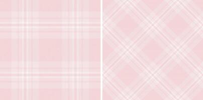 Background tartan plaid of seamless textile with a texture pattern check fabric. Set in popular colors for decorating styles interior . vector