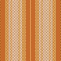 Teenage pattern fabric texture, network lines vertical seamless. Manufacture background textile stripe in orange and white colors. vector