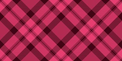 Fancy textile seamless fabric, new background pattern tartan. Foot check plaid texture in red and temptation colors. vector