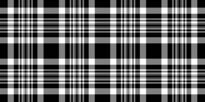 Ornate background texture fabric, tidy pattern check seamless. Scottish plaid textile tartan in gray and black colors. vector