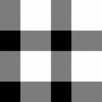 Single tartan pattern check, majestic fabric seamless . Style plaid background texture textile in white and black colors. vector