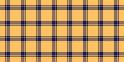 Vibrant yellow plaid pattern, perfect for textile design, fashion, or website backgrounds. Seamless repeat texture with subtle color variations offers a modern, stylish look. vector