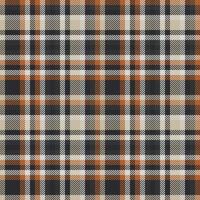 Layer tartan plaid textile, season seamless fabric. Creation check pattern texture background in dark and white colors. vector