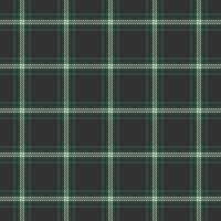 Curtain background textile, abstract plaid texture seamless. Composition pattern fabric tartan check in grey and teal colors. vector