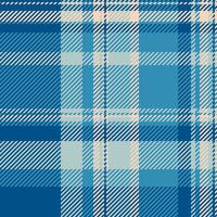 Tradition tartan check fabric, bathroom seamless plaid texture. Kid pattern textile background in cyan and pastel colors. vector
