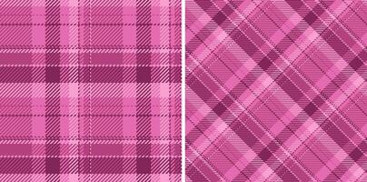 Textile texture tartan of check background fabric with a plaid pattern seamless. Set in wedding colors of messy stripe art. vector
