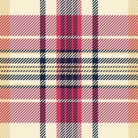 Stylish diagonal plaid pattern in vibrant pink, cream, and navy. Perfect for textile designs, website backgrounds, or fashion illustrations. Adds a touch of modern elegance to any project. vector