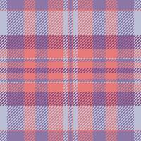 Sexy textile check texture, apparel tartan plaid . Deep seamless pattern background fabric in red and pastel colors. vector