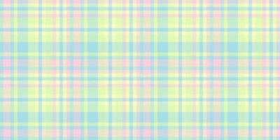 Adorable fabric seamless tartan, diwali pattern texture check. Trade plaid background textile in light and lemon chiffon colors. vector