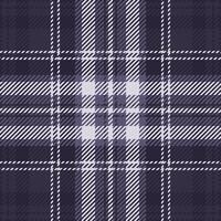 New york tartan check plaid, surface pattern texture seamless. Self fabric textile background in dark and white colors. vector