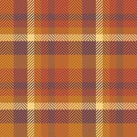 Elegant herringbone plaid pattern in warm autumnal tones. Perfect for fallthemed designs, textiles, or website backgrounds. vector