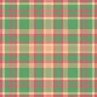 Texture seamless of plaid pattern textile with a tartan fabric check background. vector