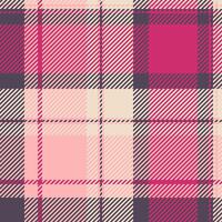 Stylish pink and gray plaid pattern. Perfect for fashion, textile, and website backgrounds. This seamless design offers a modern, yet classic feel. Ideal for creating eyecatching visuals. vector
