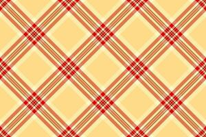 Large textile seamless tartan, thread texture fabric check. Close-up plaid background pattern in amber and light colors. vector