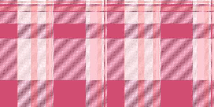 elegante rosado y rojo tartán modelo. Perfecto para textil diseño, moda, sitios web, o embalaje. sutil textura agrega visual apelar. ideal para un romántico o femenino estético. vector
