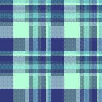Contemporary background textile plaid, spanish fabric tartan texture. Place pattern seamless check in cyan and blue colors. vector