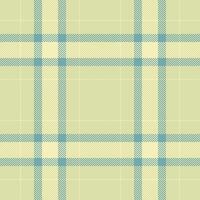 English textile background check, 1970s plaid texture pattern. Dining room seamless fabric tartan in light and cyan colors. vector
