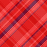 Celebrate pattern background texture, paint textile check fabric. Tone seamless tartan plaid in red and blue colors. vector