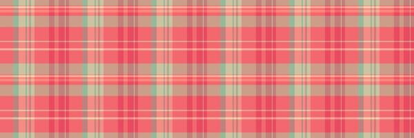 Symmetry background pattern fabric, worn textile plaid . Basic tartan check seamless texture in red and orange colors. vector
