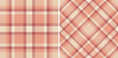 Tartan background check of fabric pattern textile with a texture plaid seamless . Set in gradient colors for trendy fashion essentials. vector