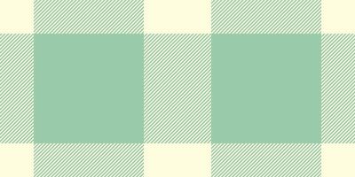 Length background tartan check, shop texture fabric seamless. Daisy textile pattern plaid in light yellow and pastel colors. vector