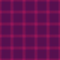 Self pattern seamless tartan, baby plaid texture textile. Outline background fabric check in pink and magenta colors. vector