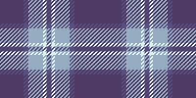 Ornamental seamless textile pattern, english background check fabric. Back to school plaid tartan texture in violet and pastel colors. vector