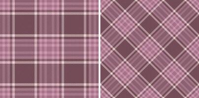 Pattern check of textile seamless tartan with a texture background fabric plaid. Set in halloween colors for decorative napkins, dinner parties. vector