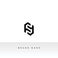 S Logo. White and Blue S Letter Wave Style isolated on Dual Background. Flat Logo Design Template Element Usable for Business and Branding Logos. S letter logo. vector