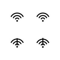 Wifi icon symbol. Wifi icon set. Icon set. vector