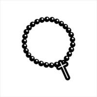 Rosary Art Graphics vector