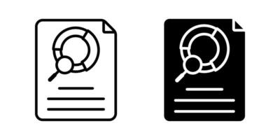 Data analytics icon set. File document sign. for mobile concept and web design. illustration on white background vector