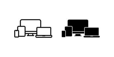 Devices icon. for mobile concept and web design. illustration vector
