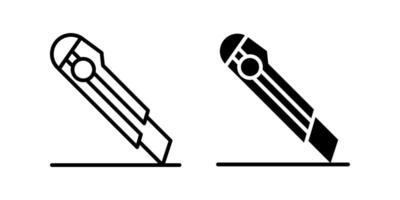 Cutter icon. Cutter knife sign. for mobile concept and web design. illustration vector