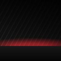 Dark gradient background with a subtle diagonal stripe pattern and a red glowing accent.Elegant dark background scene with Red Lighting Effect.Subtle striped background. illustration vector